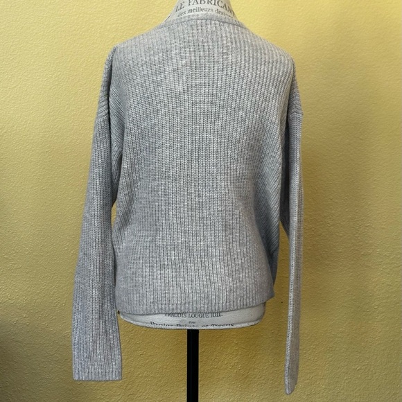 Marine Layer “Elisa” V-Neck Sweater In Oatmeal Heather Size XL New With Tag! - Picture 6 of 7